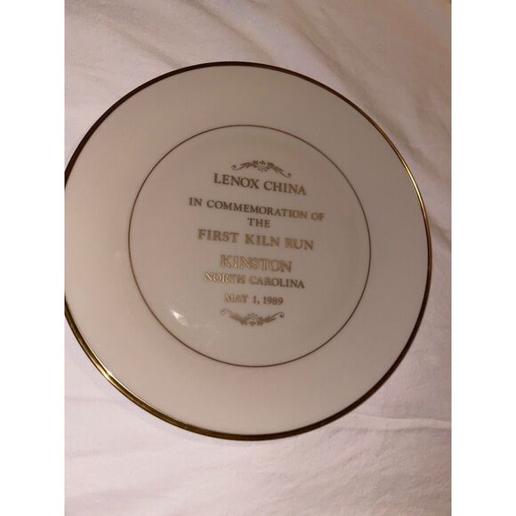 Lenox Limited Edition First Kiln Run & Kinston, NC Plant Dedication Run Rare - Picture 16 of 16